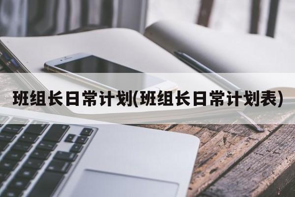 班组长日常计划(班组长日常计划表)